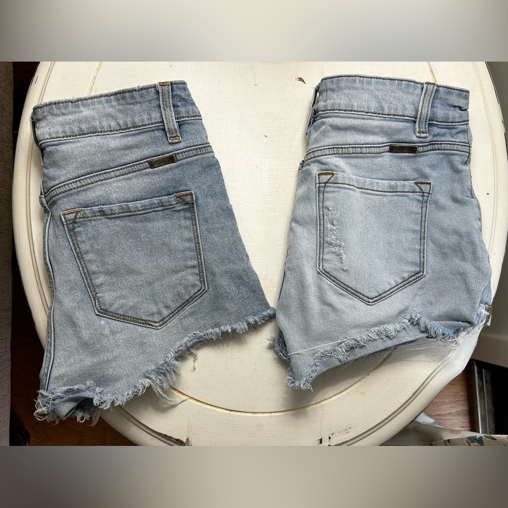 Bundle of KanCan High Waisted Jean Shorts - Two Pairs